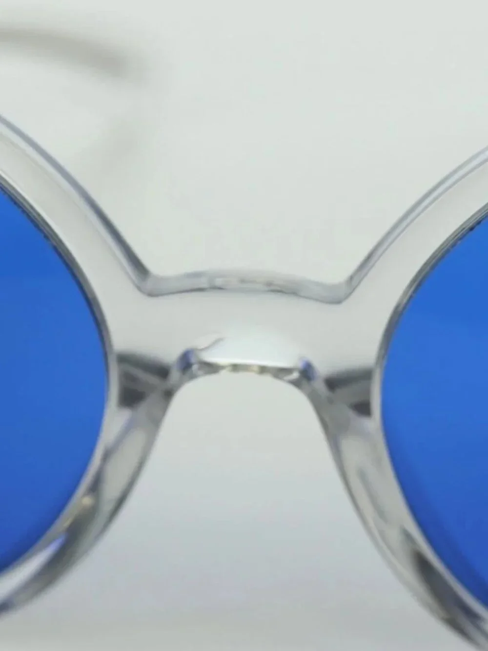 CHANEL Sunglasses plastic Clear 71287A CC Auth BSZ561M